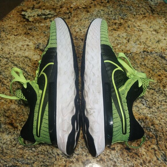 Nike React Infinity Run FK 2-Men’s Size 7 (CT2357-700) Running Neon - Picture 9 of 12
